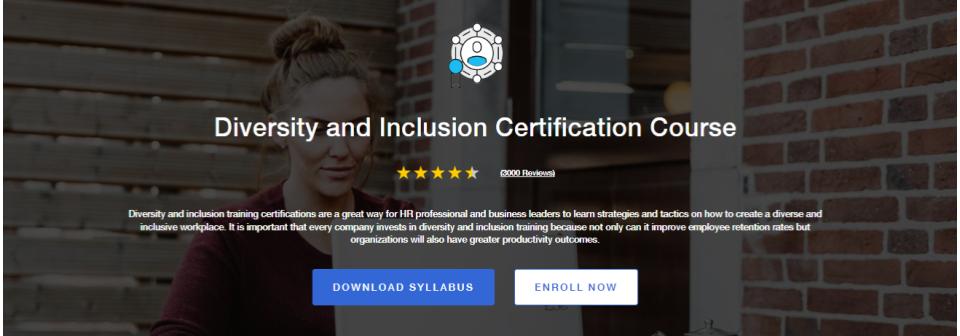 Diversity and Inclusion Certification Course