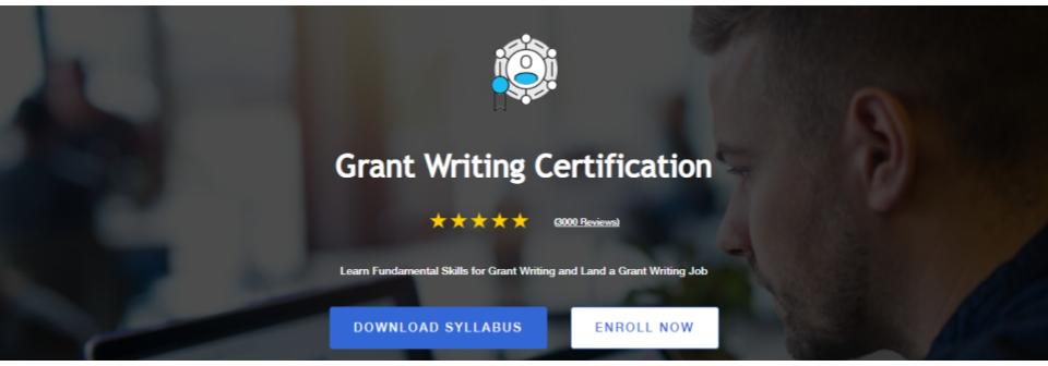 Grant Writing Certification By Technical Writer HQ