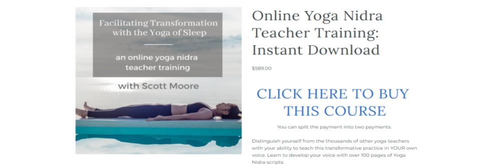Online Yoga Nidra Teacher Training - Instant Download