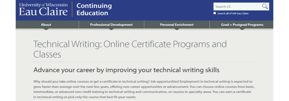 Technical Writing by University of Wisconsin