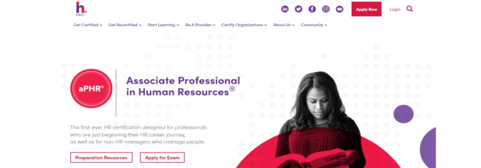Associate professional in human resources certification